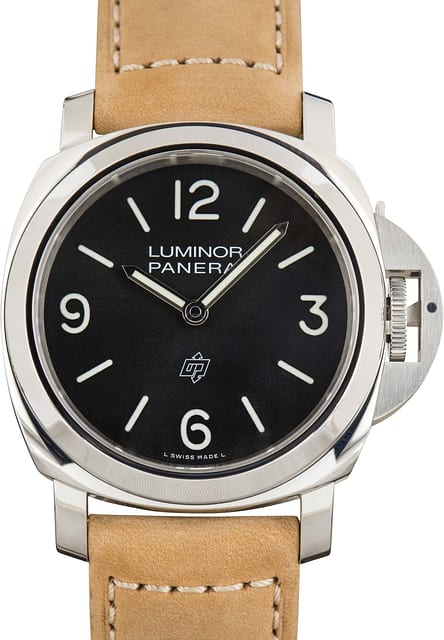Used Panerai Luminor Base Logo PAM01086 Black Dial