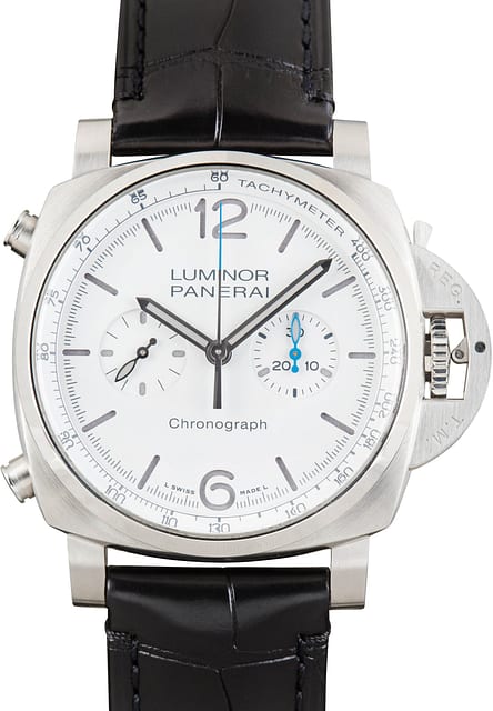 Pre-Owned Panerai Luminor Chrono PAM01218 Stainless Steel