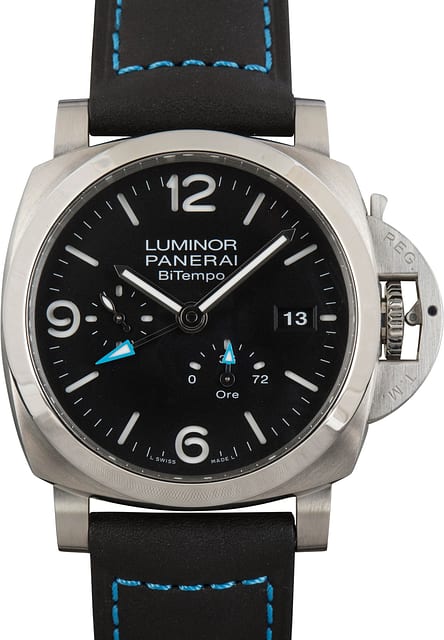 Panerai Luminor BiTempo Power Reserve PAM01360 Black Dial