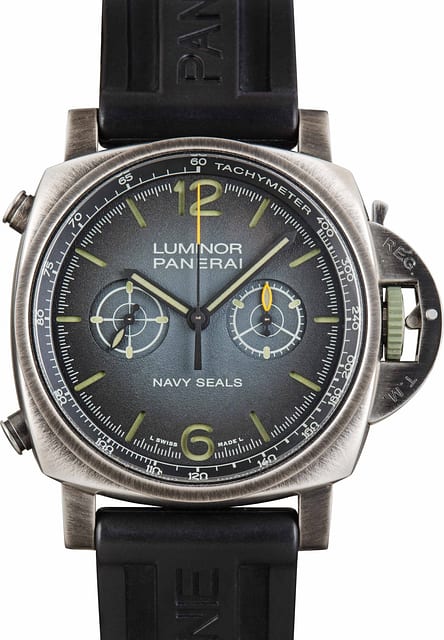 Used Panerai Luminor Chrono Navy SEALs PAM01409 Stainless Steel