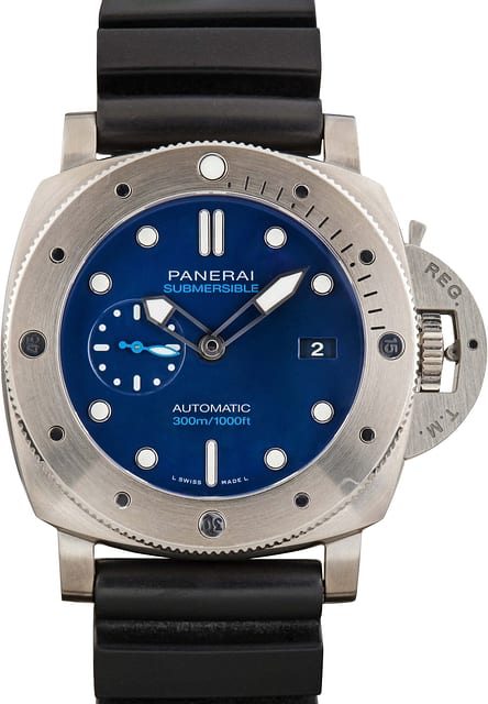 Used Panerai Submersible BMG-TECH Blue Dial