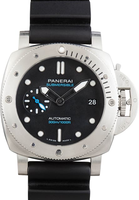 Panerai Submersible PAM02973 42MM Stainless Steel