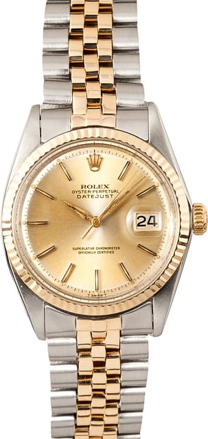 Vintage Rolex DateJust Two Tone 1601