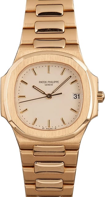 Pre-Owned Patek Philippe Nautilus 18k Yellow Gold