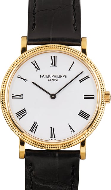 Pre-Owned Patek Philippe Calatrava 5120J 18k Yellow Gold
