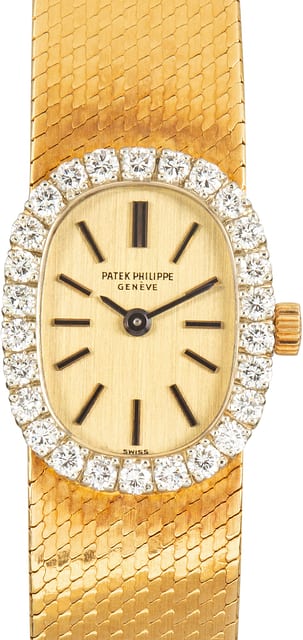 Pre-Owned Patek Philippe Ellipse Ref 3377 18k Yellow Gold