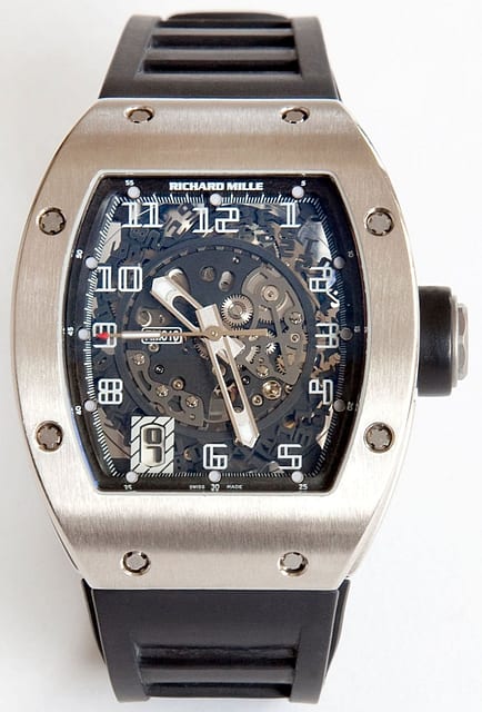 Richard Mille Skeleton Watch RM 010 Titanium