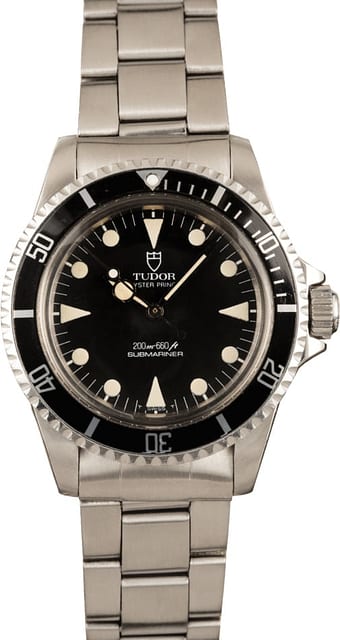 Vintage Tudor Oyster Prince Submariner 94010 Black Dial