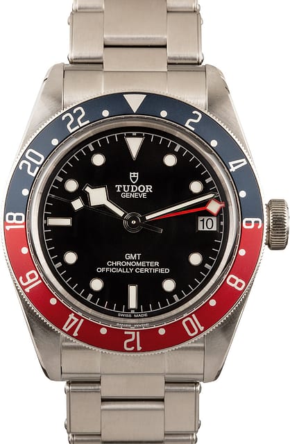 Used Burgundy and Blue Tudor Black Bay GMT Ref 79830RB