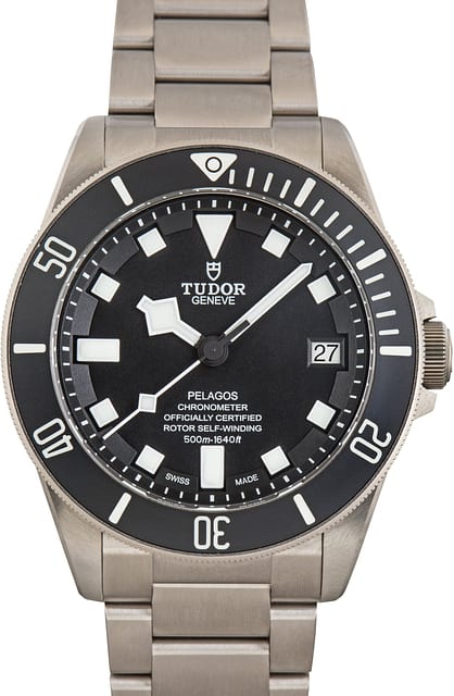 Used Titanium Tudor Pelagos 25600TN Black Dial