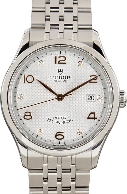 Pre-Owned Tudor 1926 Ref 91550 Silver Diamond Dial