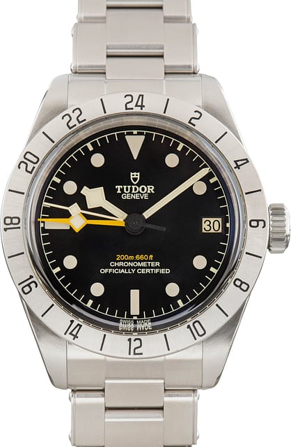 Pre-Owned Black Dial Tudor Black Bay Pro Ref 79470