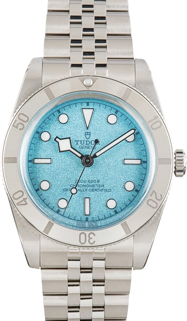 Used Steel Tudor Black Bay 54 Ref 79000 Lagoon Blue