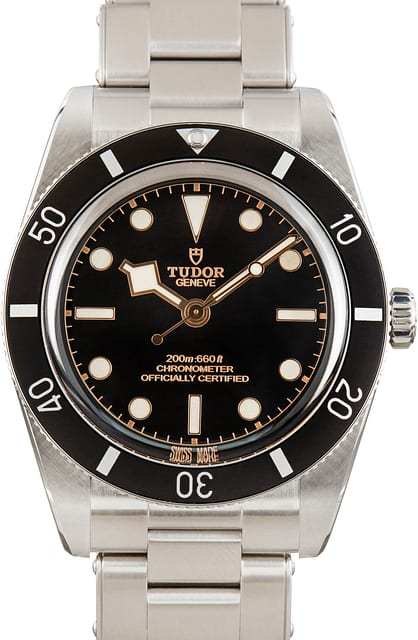 Pre-Owned Tudor Black Bay 54 Steel 79000 Black Dial