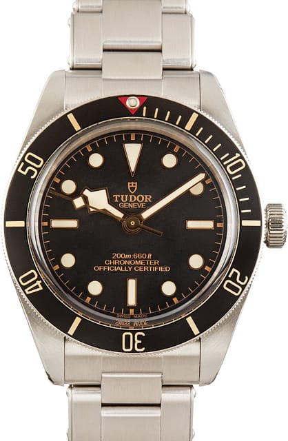 Pre-Owned Black Dial Tudor Black Bay Fifty-Eight Ref 79030
