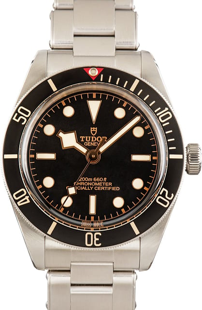 Pre-Owned Steel Tudor Black Bay Fifty-Eight Ref 79030N Black Dial