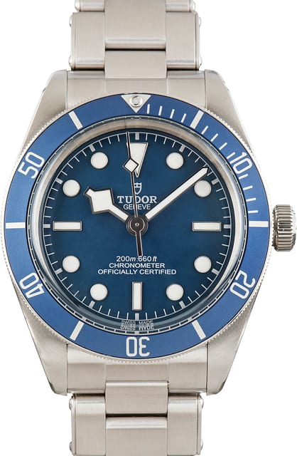 Pre-Owned Tudor Heritage Black Bay Steel 79030B Blue Dial