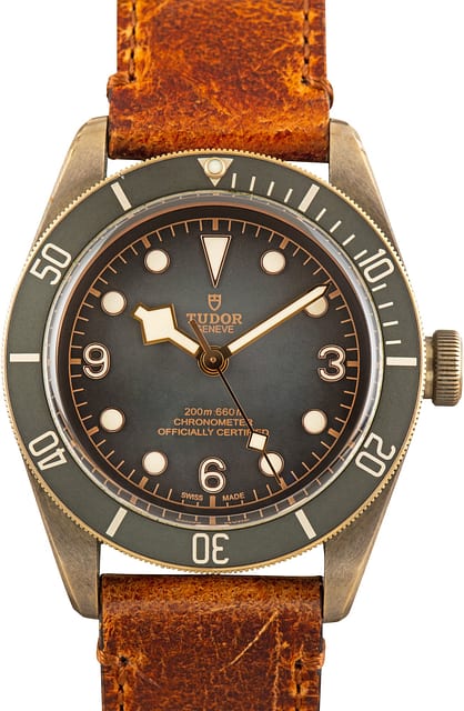 Pre-Owned Tudor Black Bay Bronze 79250BA Slate Grey Dial