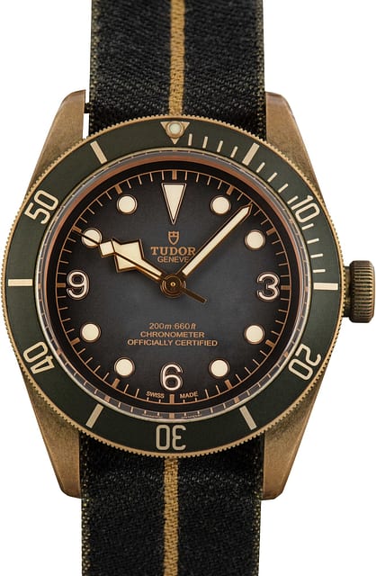 Tudor Black Bay Bronze Ref 79250 Fabric Strap