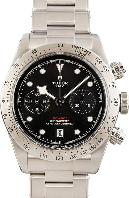 Tudor Black Bay Chrono Ref 79350 Stainless Steel