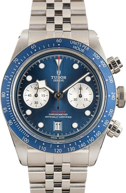 Men's Tudor Black Bay Chrono Ref 79360 Blue Dial