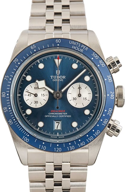 Used Tudor Black Bay Chrono Ref 79360 Blue Dial