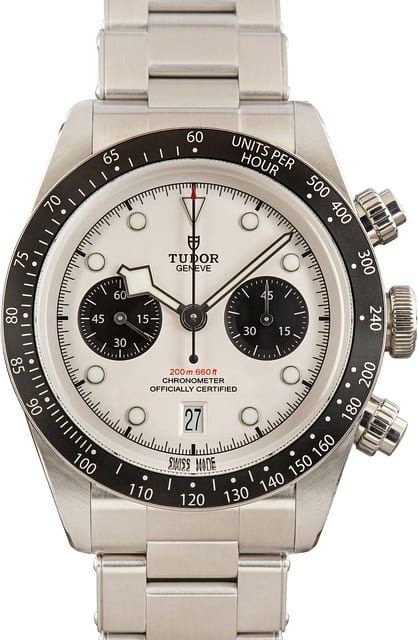Men's Tudor Black Bay Chrono 79360N Opaline Dial
