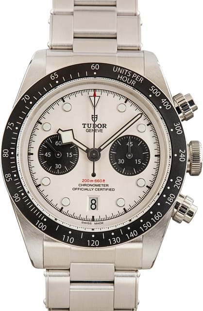 Used Tudor Black Bay Chrono 79360N Opaline Dial