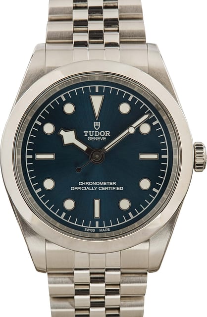 Pre-owned Tudor Black Bay 41 Blue Dial