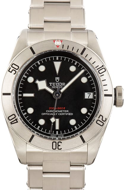 Pre-Owned Tudor Heritage Black Bay Ref 79730 Stainless Steel