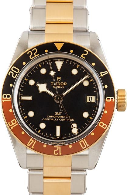 Pre-owned Tudor Black Bay GMT S&G Black