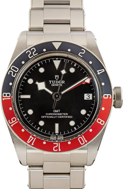 Used Burgundy and Blue Tudor Black Bay GMT Ref 79830RB