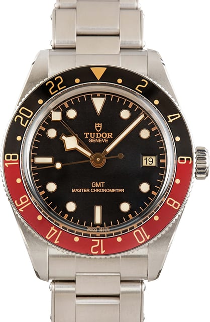 Men's Tudor Black Bay 58 GMT Black & Burgundy Bezel