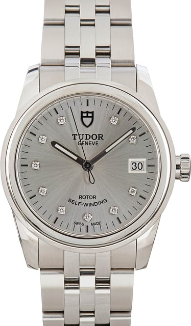 Pre-owned Tudor Glamour Date 55000