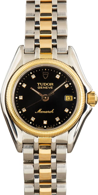 Pre-Owned Tudor Monarch ref 15833 White Dial