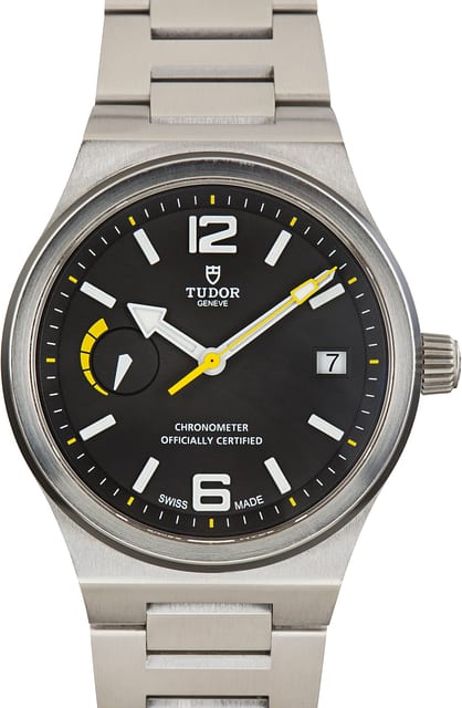 Pre-Owned Tudor North Flag 91210N Black Dial