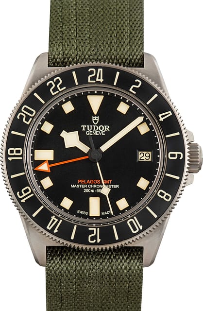 Pre-owned Tudor Pelagos FXD GMT Titanium