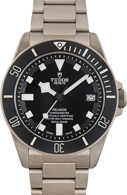 Used Titanium Tudor Pelagos 25600TN Black
