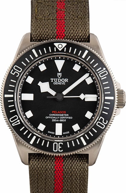 Tudor Pelagos FXD 25717 Titanium on Fabric Strap