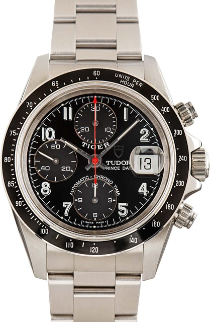 Pre-Owned Tudor Prince OysterDate 79260 Black Dial