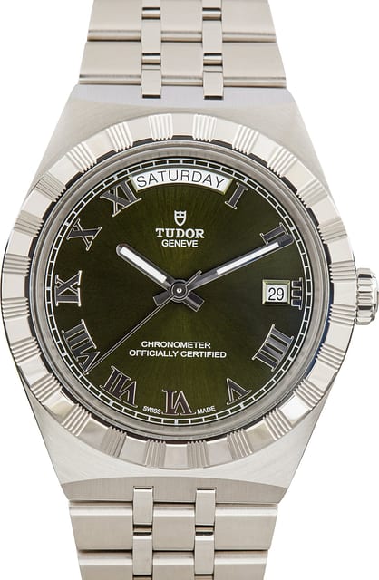 Pre-Owned Tudor Royal Green Dial