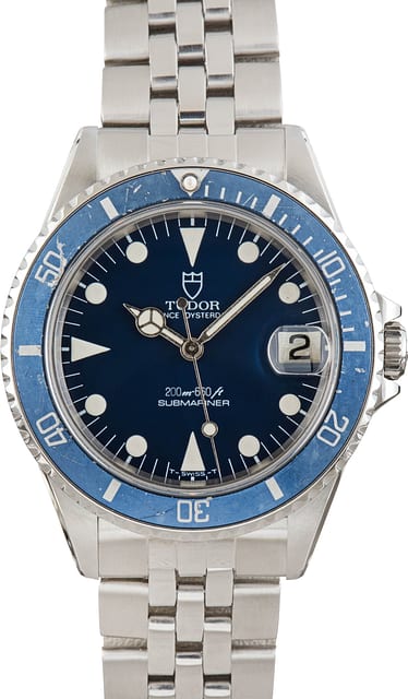 Vintage Tudor Submariner 76000 Blue Dial
