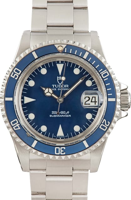 Vintage Tudor Submariner 79090 Blue Dial