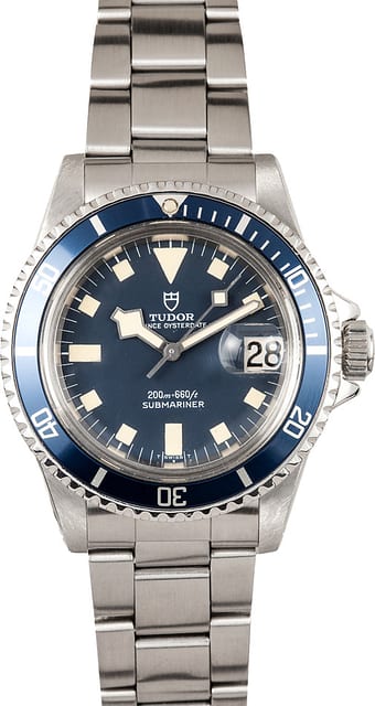 Blue Tudor Submariner Snowflake Watch