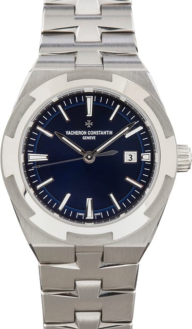 Pre-Owned Vacheron Constantin Overseas 4600V/200A-B980 Blue Dial