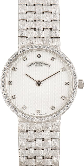 Used Vacheron Constantin Patrimony ref 25693 Diamond Dial