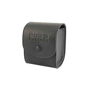 Italian Leather Watch Travel Cube - Navy