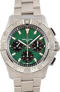 Breitling Avenger B01 Chronograph 42 Green Dial Stainless Steel