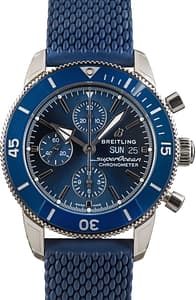 Breitling Blue Dial Superocean Heritage Chronograph 44 Steel on Rubber