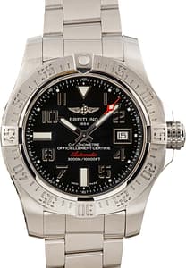 Breitling Avenger II Seawolf Black Arabic Dial